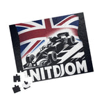 Flag Village United Kingdom Racing Car Sporting Flag Puzzle (110, 252, 520, 1014-piece) UK0004