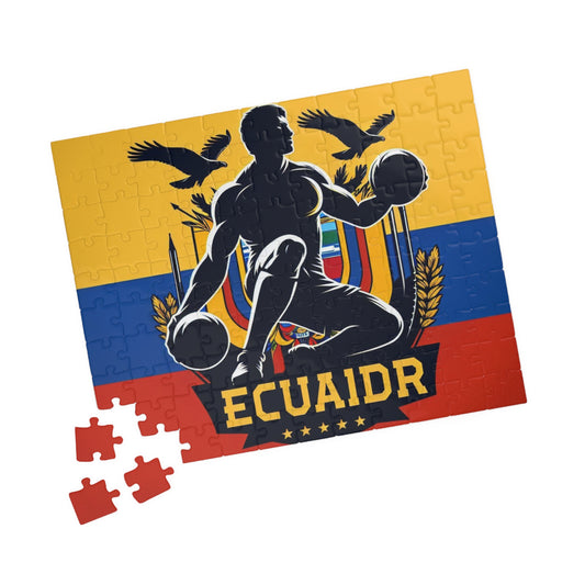 Flag Village Ecuador Sporting Flag Puzzle (110, 252, 520, 1014-piece) ECU0004
