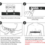Flag Village Heart Rate Monitor Chest Strap Bluetooth 4.0 Belt Fitness Smart Sensor Waterproof Equipment for Gym Outdoor Sports