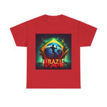 Flag Village Brazil Sporting Flag T-SHIRT Heavy Cotton Tee BRA0007