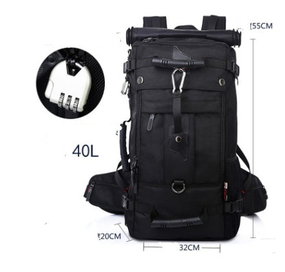 Flag Village New double shoulder bag Oxford cloth bags male outdoor backpack large capacity baggage bag multifunction hiking bag
