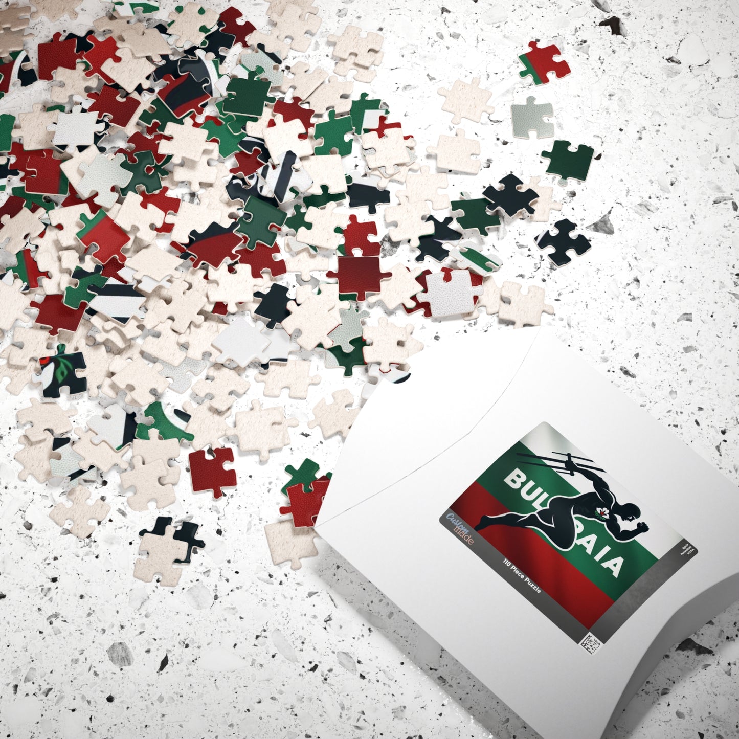 Flag Village Bulgaria Sporting Flag Puzzle (110, 252, 520, 1014-piece) BGR0001