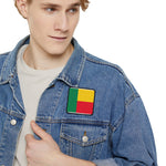 Flag Village Benin Flag Embroidery Iron-On Patches