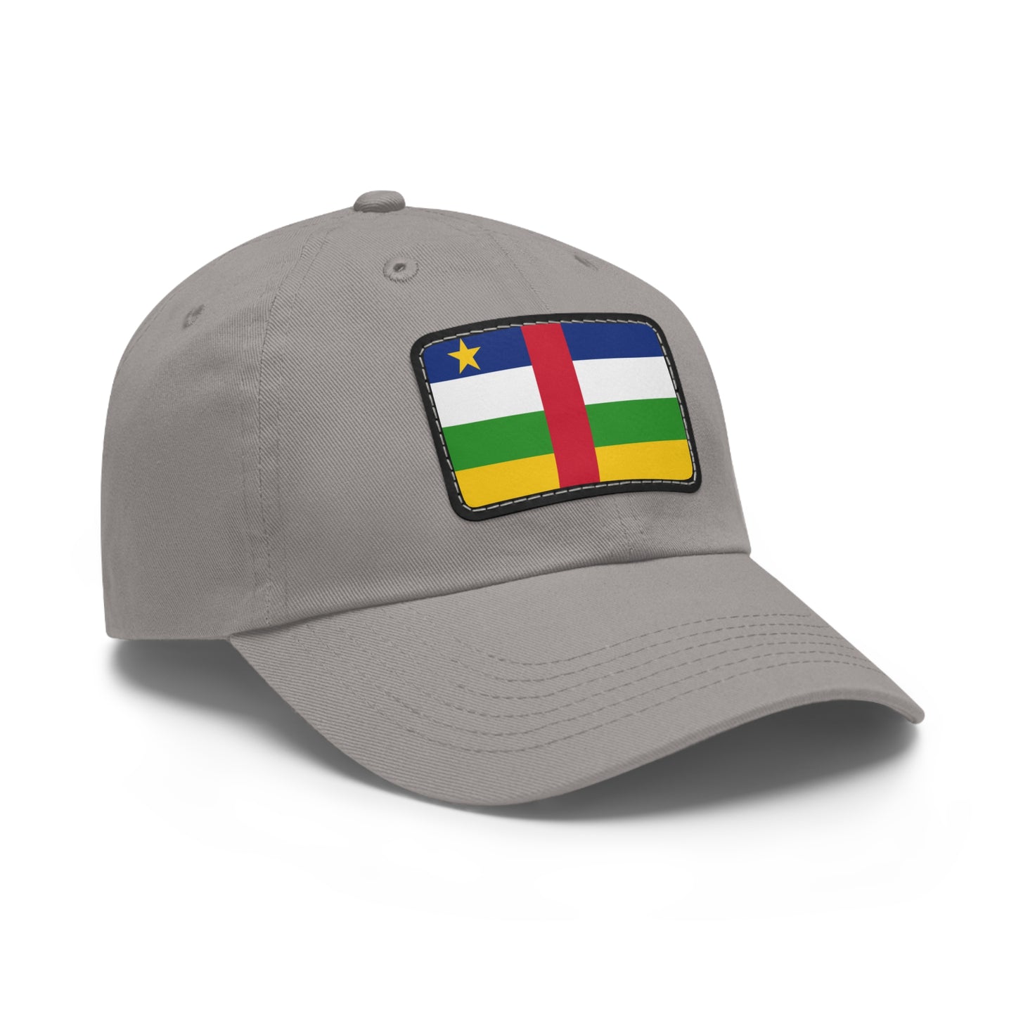 Flag Village Central African Republic Flag Hat Cap with Leather Patch