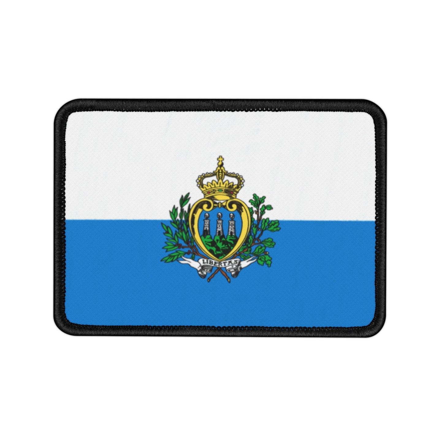 Flag Village San Marino Flag Embroidery Iron-On Patches