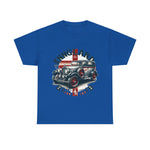 Flag Village UK Vintage Car Flag T-SHIRT Heavy Cotton Tee UK0016