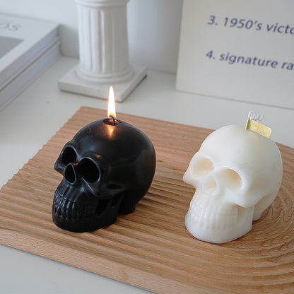 Flag Village Halloween Skull Scented Candle Gift Box
