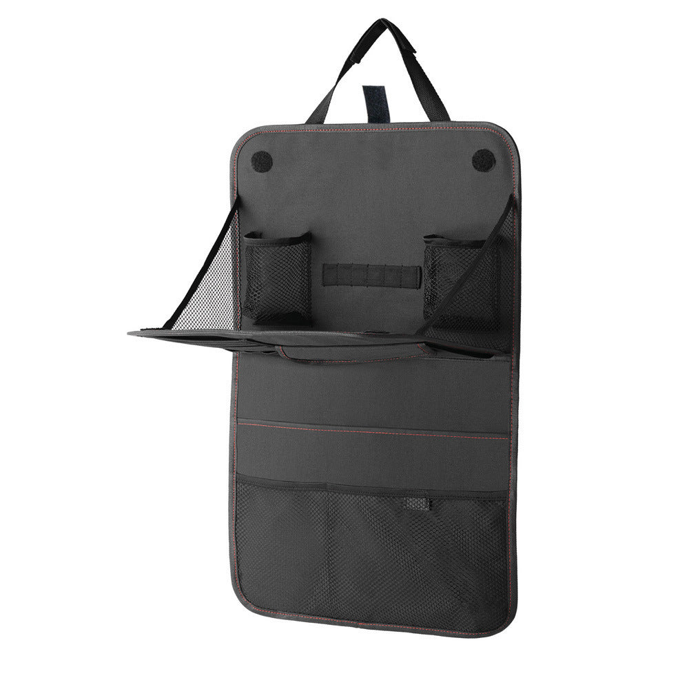 Flag Village Auto Tools Car Seat Back Storage Bag Car Organizer Bag Foldable Dining Table Tray Travel Storage Bag Car Interior Accessories