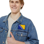 Flag Village Bosnia And Herzegovina Flag Embroidery Iron-On Patches