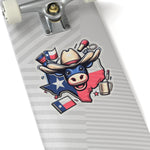 Flag Village USA TEXAS State Flag Sticker 2", 3", 4", 6" TX03