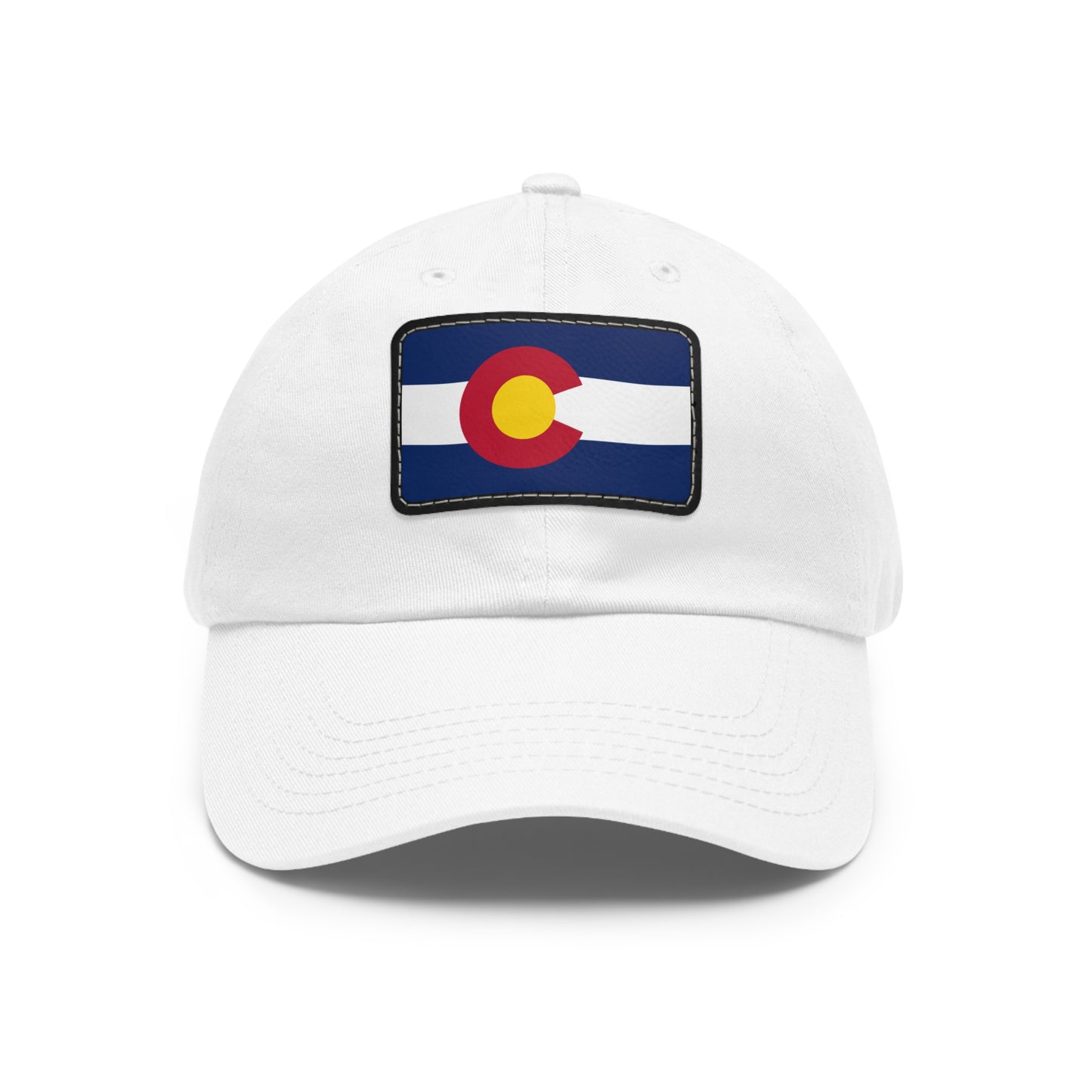Flag Village USA Colorado State Flag Hat Cap with Leather Patch