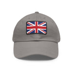 Flag Village United Kingdom Flag Hat Cap with Leather Patch