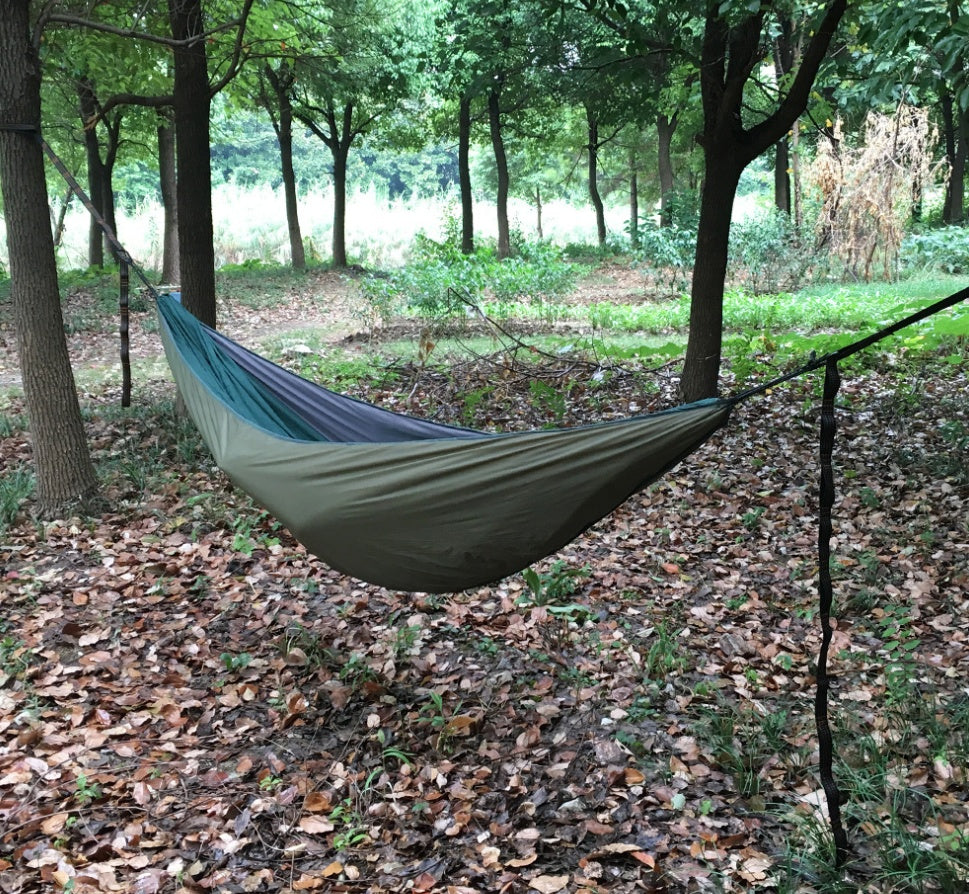 Flag Village Outdoor camping warm cover cotton hammock
