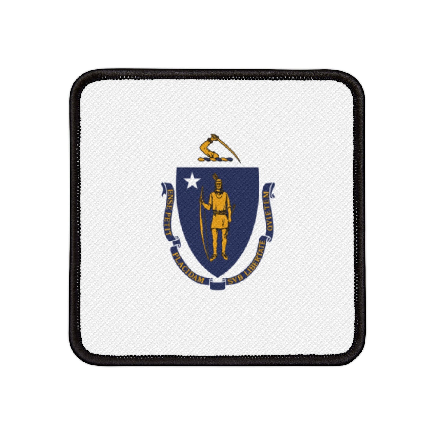 Flag Village Massachusetts State Flag Embroidery Iron-On Patches