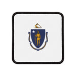 Flag Village Massachusetts State Flag Embroidery Iron-On Patches