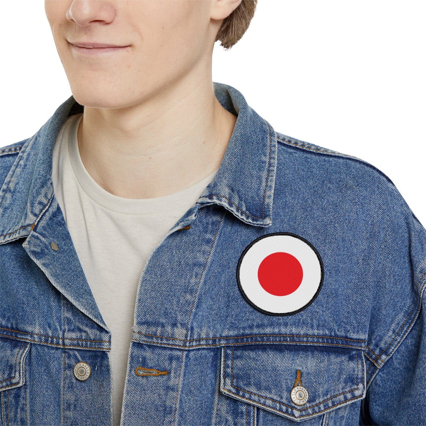 Flag Village Japan Flag Embroidery Iron-On Patches