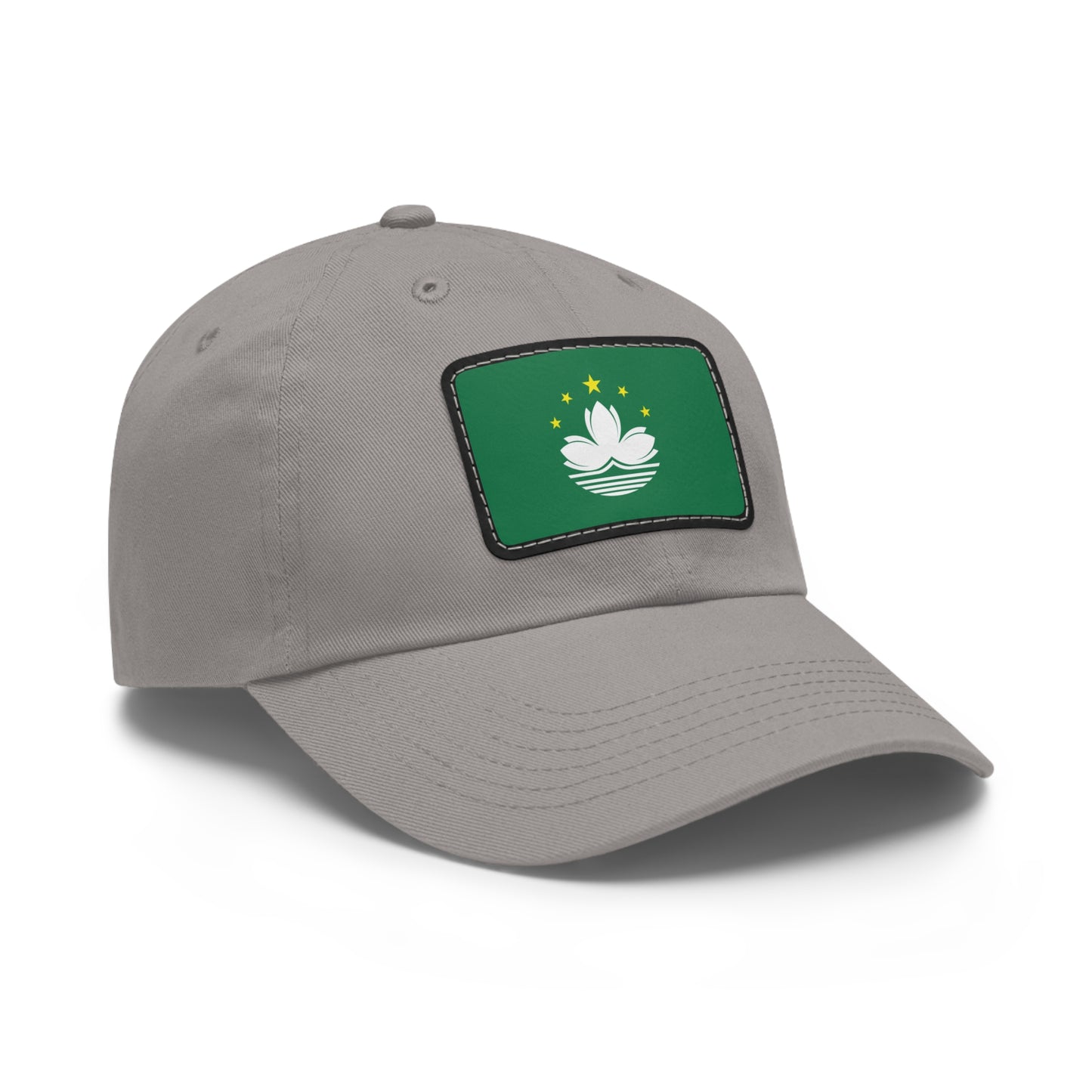 Flag Village Macao Flag Hat Cap with Leather Patch