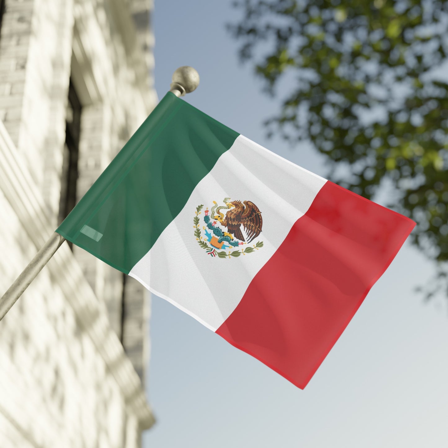 Flag Village Mexico Flag 18" x 12" / 36" x 24" / 60" x 36"