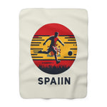 Flag Village Spain Sporting Flag Sherpa Fleece Blanket ESP0009