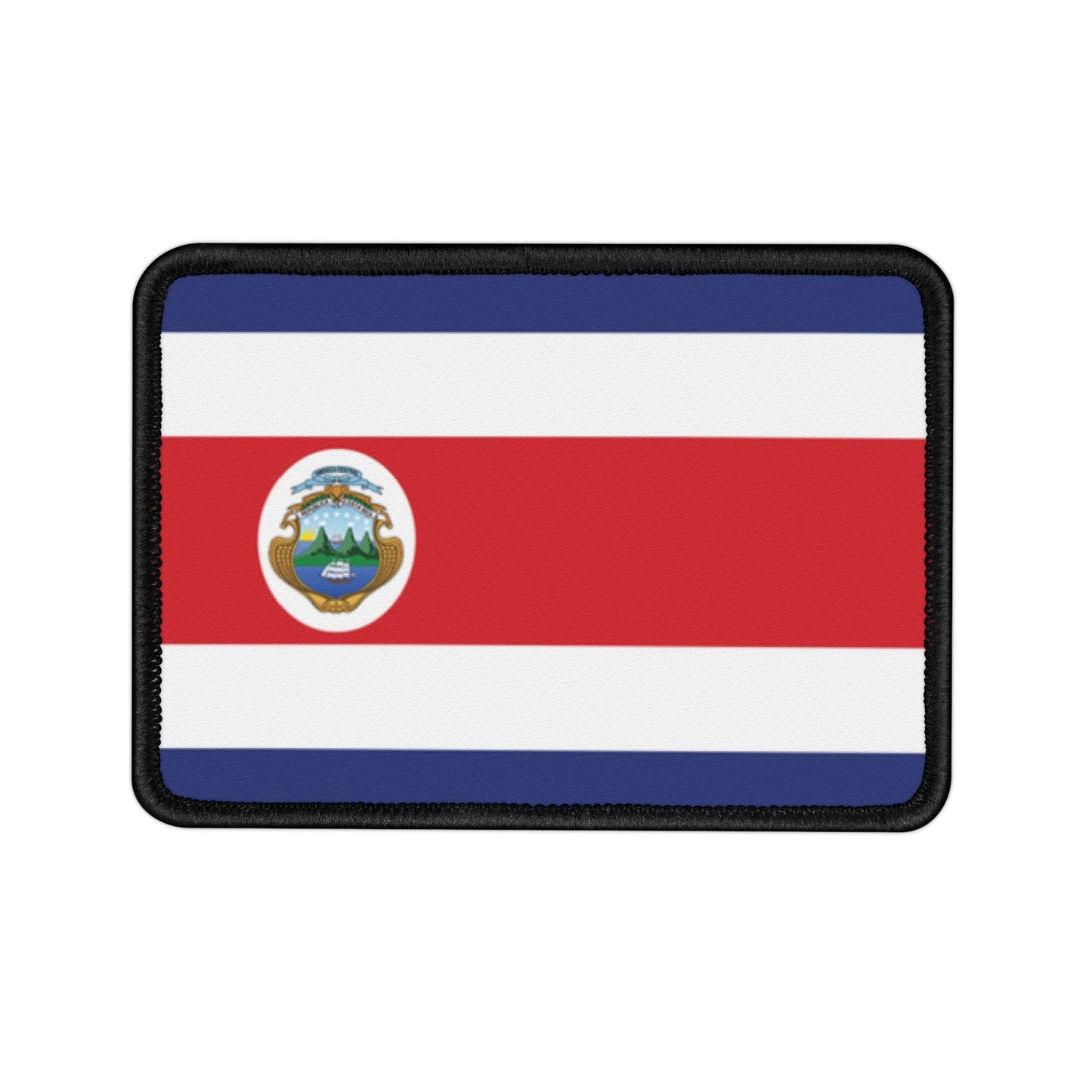 Flag Village Costa Rica Flag Embroidery Iron-On Patches