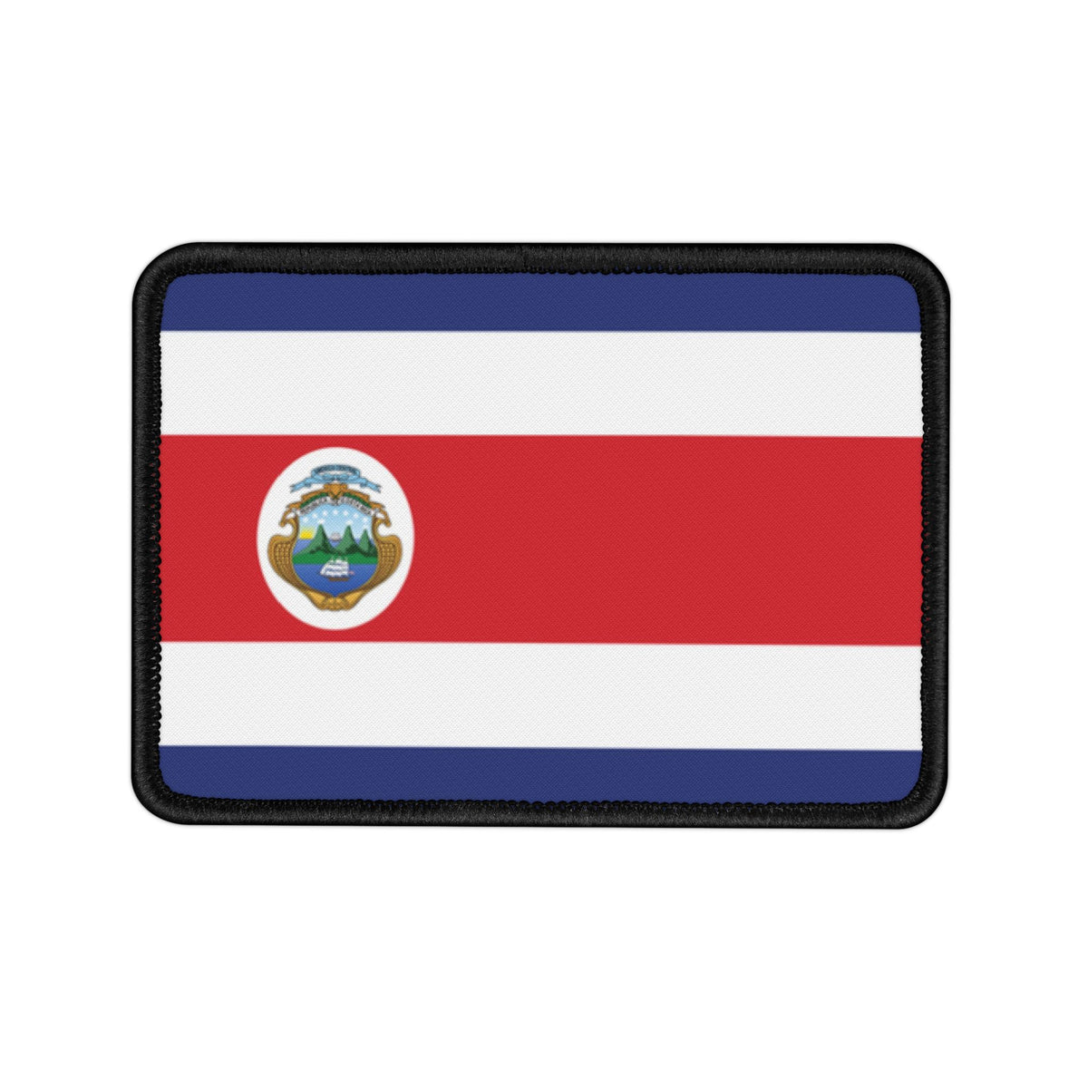 Flag Village Costa Rica Flag Embroidery Iron-On Patches