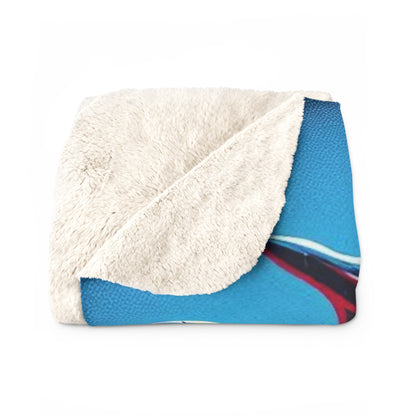 Flag Village Azerbaijan Sporting Flag Sherpa Fleece Blanket AZE0004