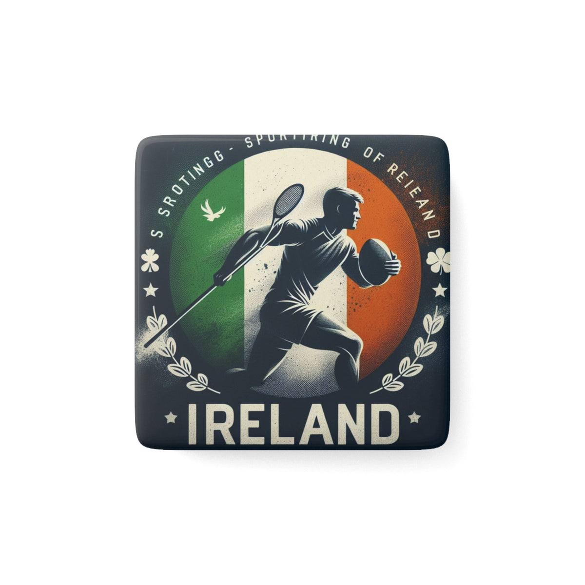 Flag Village Ireland National Flag Fridge Magnet 2"x2"