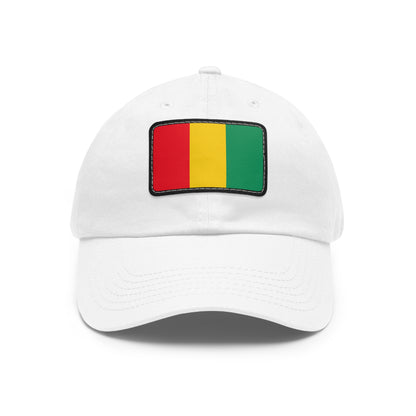 Flag Village Guinea Flag Hat Cap with Leather Patch