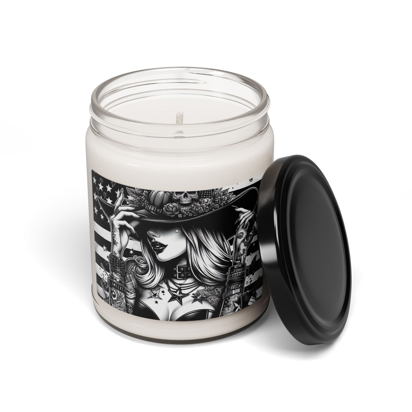 Flag Village Halloween Pretty Witch Scented Soy Candle, 9oz HW0012