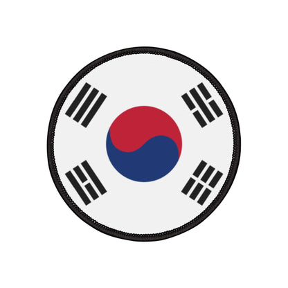 Flag Village South Korea Flag Embroidery Iron-On Patches