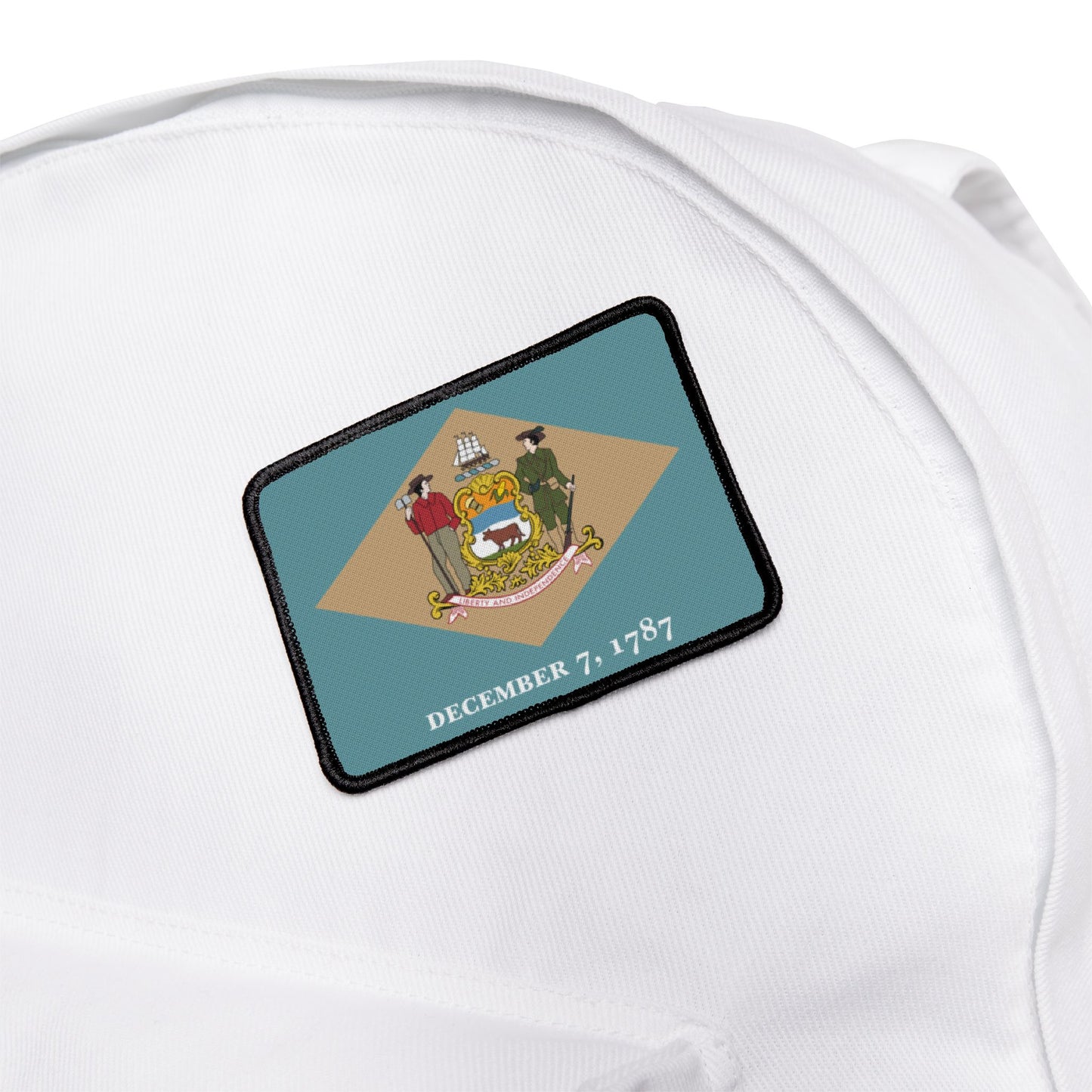 Flag Village Delaware State Flag Embroidery Iron-On Patches