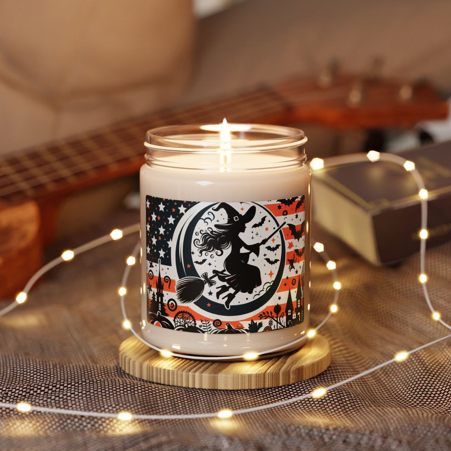 Flag Village Halloween Pretty Witch Scented Soy Candle, 9oz HW0025