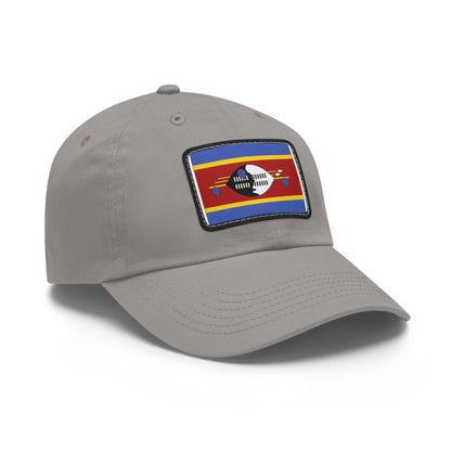 Flag Village Eswatini Flag Hat Cap with Leather Patch