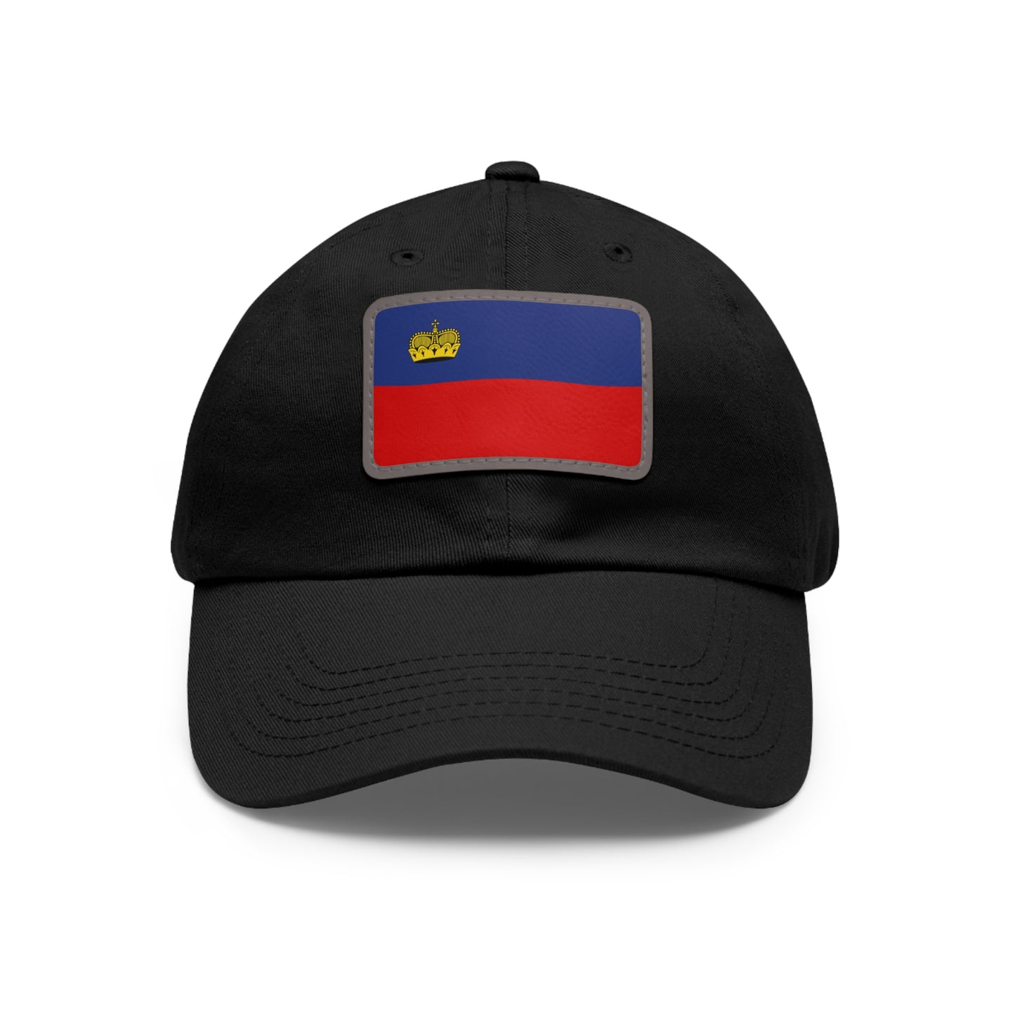 Flag Village Liechtenstein Flag Hat Cap with Leather Patch