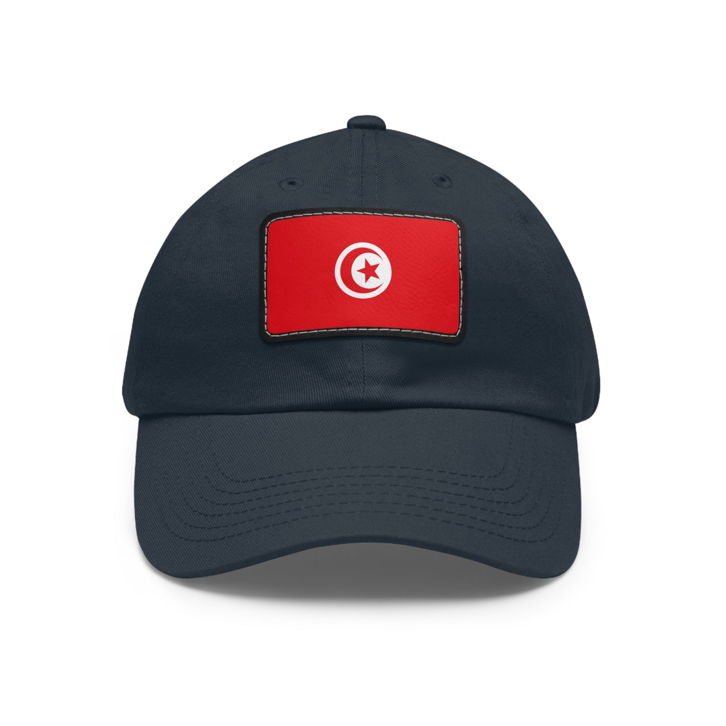 Flag Village Tunisia Flag Hat Cap with Leather Patch