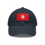Flag Village Tunisia Flag Hat Cap with Leather Patch