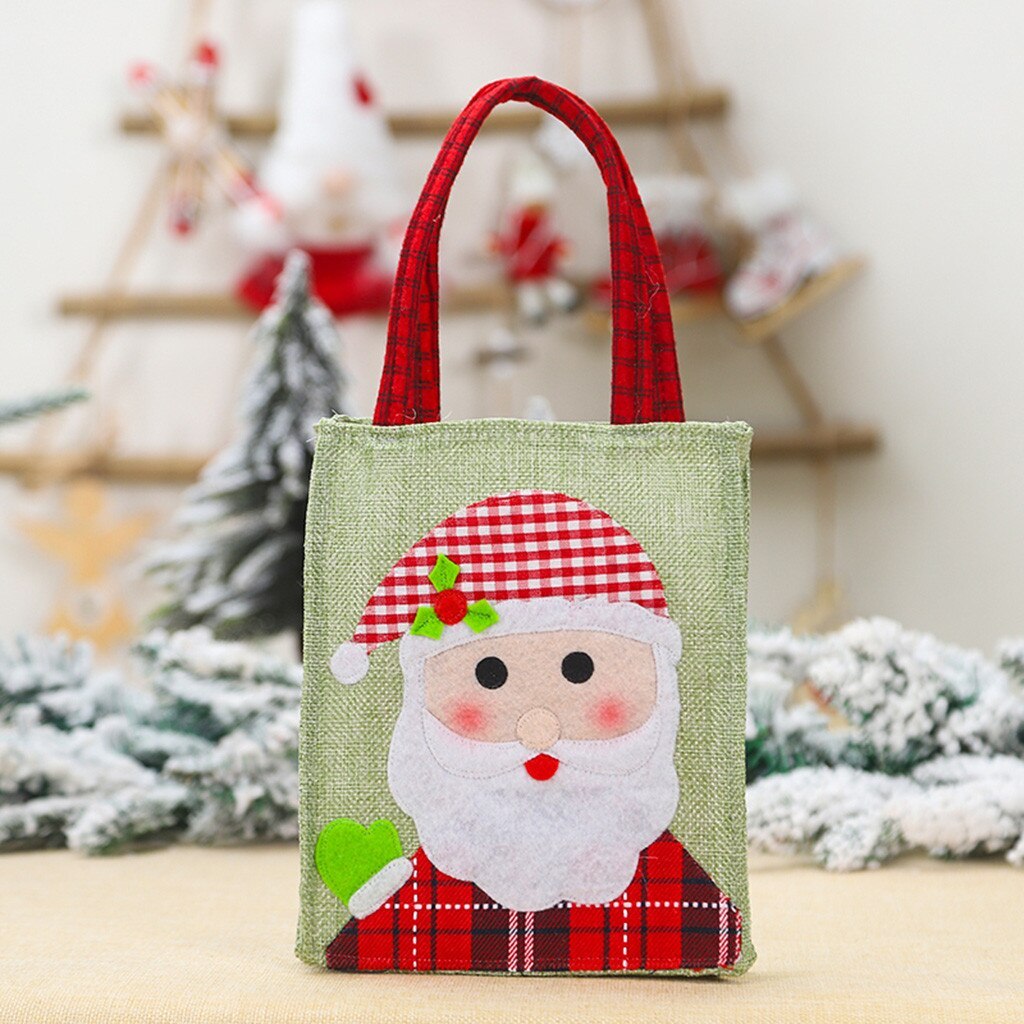 Flag Village Christmas felt cloth gift box non-woven bag