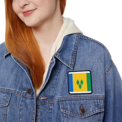 Flag Village Saint Vincent And The Grenadines Flag Embroidery Iron-On Patches