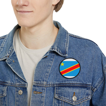 Flag Village Democratic Republic Of The Congo Flag Embroidery Iron-On Patches