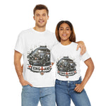 Flag Village UK Vintage Car Flag T-SHIRT Heavy Cotton Tee UK0013