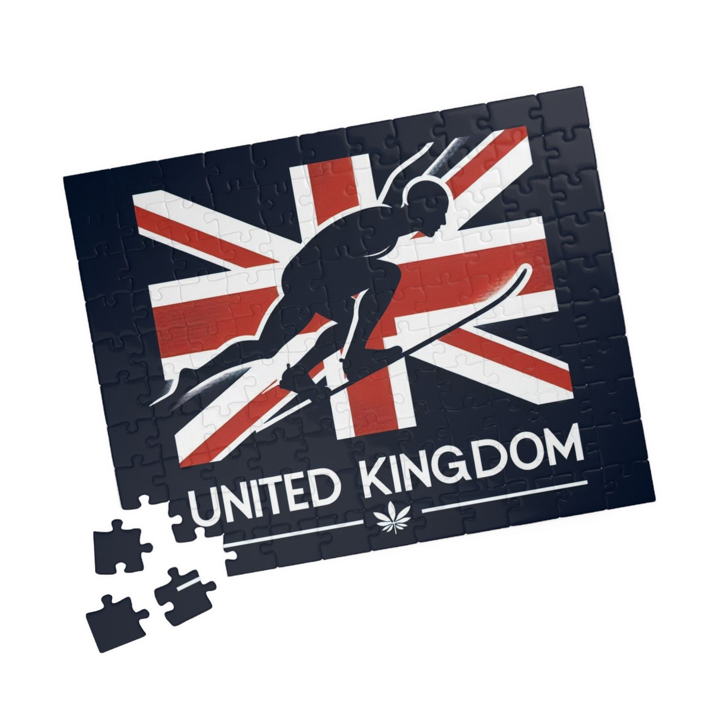 Flag Village United Kingdom Sporting Flag Puzzle (110, 252, 520, 1014-piece) UK0009