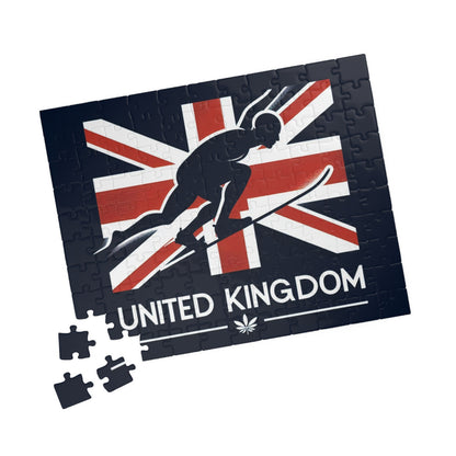 Flag Village United Kingdom Sporting Flag Puzzle (110, 252, 520, 1014-piece) UK0009