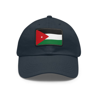 Flag Village Jordan Flag Hat Cap with Leather Patch
