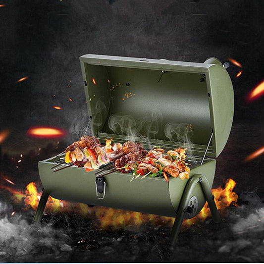 Flag Village Portable Outdoor BBQ Grill Patio Camping Picnic Barbecue Stove Suitable For 3-5 People
