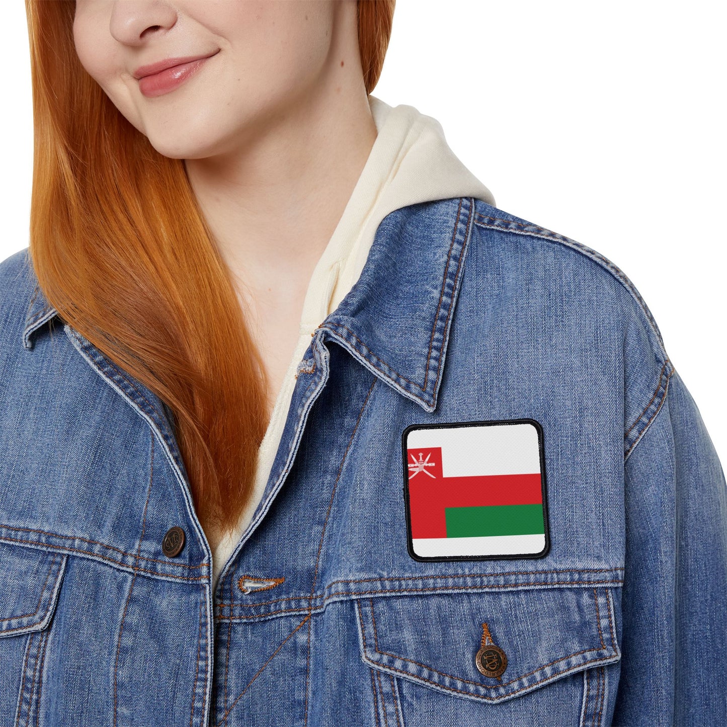 Flag Village Oman Flag Embroidery Iron-On Patches