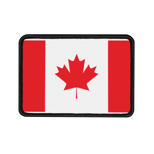 Flag Village Canada Flag Embroidery Iron-On Patches