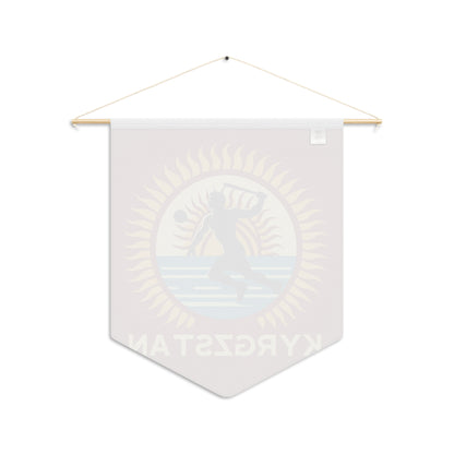 Flag Village Kyrgyzstan Flag Pennant Sporting Home Wall decoration KGZ0001