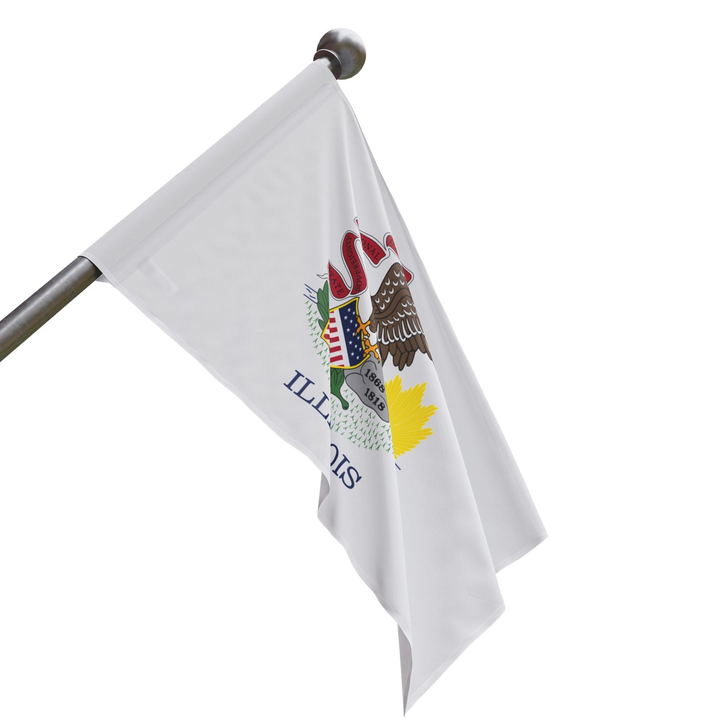 Flag Village USA Illinois State Flag 18" x 12" / 36" x 24" / 60" x 36"