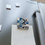Flag Village Finland Flag Sporting Porcelain Magnet, Square FIN0006