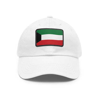 Flag Village Kuwait Flag Hat Cap with Leather Patch